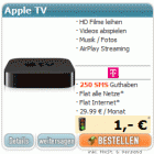 Apple TV nur 1€ mit real Allnet Flat