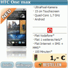 HTC One Max bereits ab 1€
