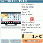 LG 42″ 3D LED Fernseher mit super günstigem Tarif