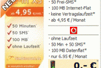 Simdiscount AllIn XS – Top Prepaid Tarif für nur 4,95€ mtl.