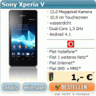 Sony Xperia V bereits ab 1€ incl günstigem Tarif