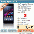 Sony Xperia Z1 incl. Flat ab 1€