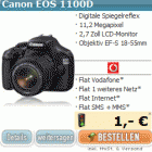 Canon Eos 1100D nur 1€ inclusive Flat bei günstigem Tarif